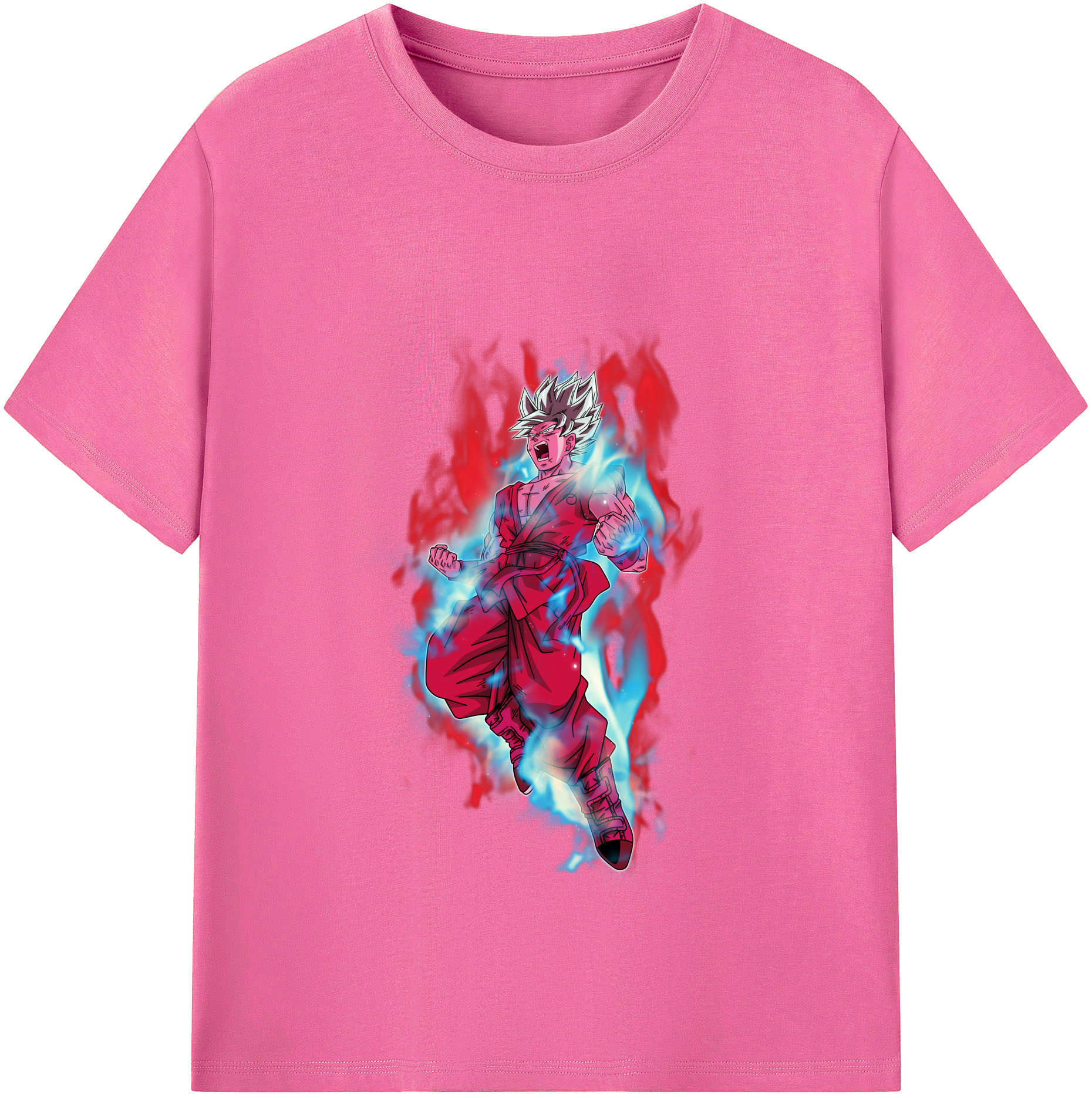 （画像用） ドラゴンボール 孫悟空（そん ごくう）Son Goku カカロット DRAGON BALL Kakarotto レディースカジュアルプリントTシャツ（綿100％）